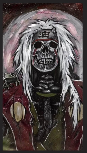 Skeleton jiraiya, Naruto HD phone wallpaper