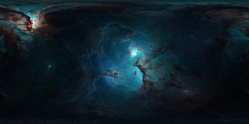 Cosmos, blue, star, nebula, fantasy, space, luminis, tim barton HD wallpaper