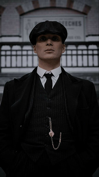 Peaky Blinders, standing, tie, Tommy Shelby HD phone wallpaper