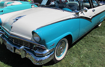 1956 Ford Crown Victoria, ford, classic, 56, 1956, crown victoria, antique, cool, car show, show car HD wallpaper