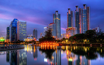 Benjakitti Park, Bangkok HD wallpaper