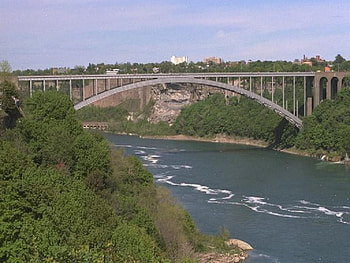River, rios, vegetacion, puente, agua HD wallpaper