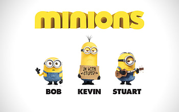 Bob Kevin Stuart in Minions, minions, movies, funny, yellow, cartoons HD wallpaper