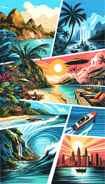 Escape in Style: Dream Vacation - Now!, beach, landscape, tropical HD phone wallpaper