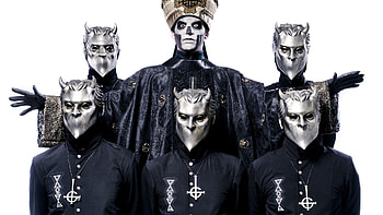 Ghost Band, Swedish nameless ghouls, Papa Emeritus III, Doom metal HD wallpaper