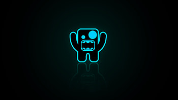 Monster Minimalist Dark, monster, minimalism, minimalist, dark, deviantart HD wallpaper