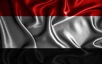 Kujawy-Pomerania flag, , silk wavy flags, polish voivodeships, Day of Kujawy-Pomerania, fabric flags, Flag of Kujawy-Pomerania, 3D art, Kujawy-Pomerania, Europe, Voivodeships of Poland, Kujawy-Pomerania 3D flag, Poland HD wallpaper