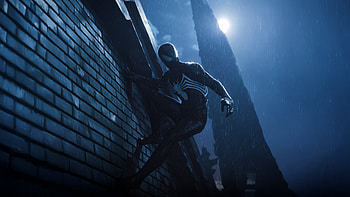 Symbiote Spiderman In Marvels Spiderman 2, marvels-spider-man-2, spiderman, 2025-games, ps5-games, games, video-games, artstation HD wallpaper
