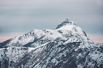Nature, Snow, Mountain, Vertex, Top HD wallpaper