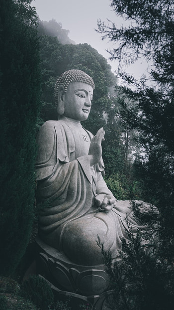 Buddha statue, Malaysia HD phone wallpaper