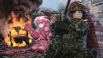 Anime, Sword Art Online Alternative: Gun Gale Online HD wallpaper