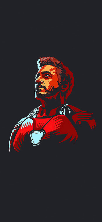 Iron Man, art, beard HD phone wallpaper