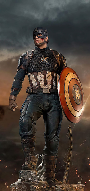 Captain america , Android , Marvel's iconic hero, Mobile personalization HD phone wallpaper
