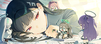 Blue Archive Heroes: Tsukatsuki Rio & Friends Stunning, Blue Archive, Ushio Noa, Tendou Alice HD wallpaper