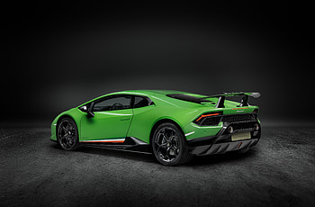 Lamborghini Huracán, green, sports car HD wallpaper
