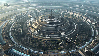 Megadome, Sci Fi, Structure HD wallpaper