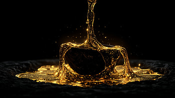 Luxurious Gold Liquid Splash - Ultra, gold, Liquid, splash, black HD wallpaper