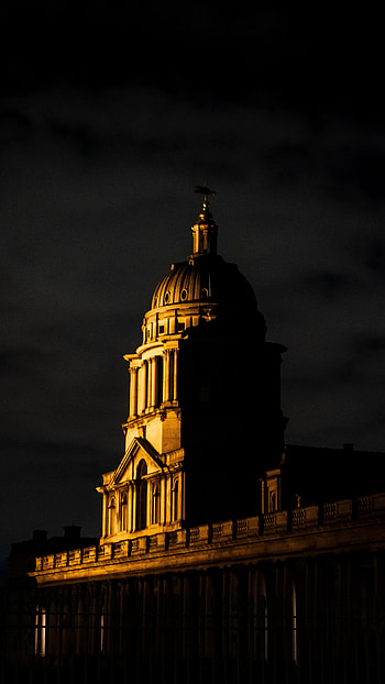Night, Architecture, Building, Dark, Shadow HD phone wallpaper