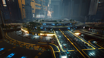Cyberpunk 2077, Highway HD wallpaper