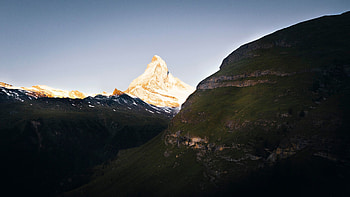 Morning at Matterhorn, , Serene scenery, beauty HD wallpaper