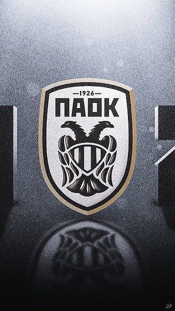 PAOK FC Thessaloniki, paokfc, blackandwhite, eagle, ultras, logo, belgrade, football, partizan HD phone wallpaper