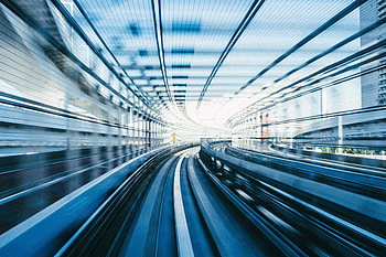 Miscellanea, Miscellaneous, Blur, Smooth, Speed, Railway, Tunnel HD wallpaper
