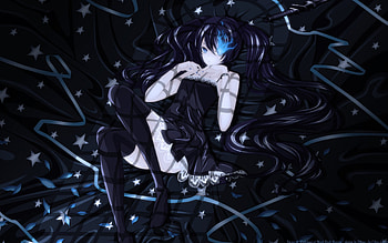 black rock shooter, shooter, black, ecchi, rock HD wallpaper