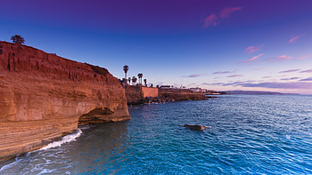 Sunset Cliffs, San Diego (California) HD wallpaper
