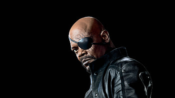 Samuel L. Jackson, Marvel comics, Nick Fury artwork, Avengers HD wallpaper