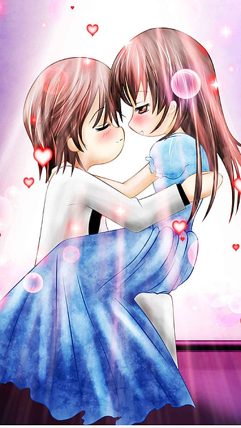 Couple Cartoon, Cute, Romantic Couple HD phone wallpaper