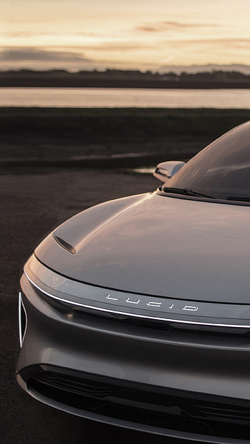 Lucid Motors, Electric luxury cars, Cutting-edge technology, Futuristic design HD phone wallpaper