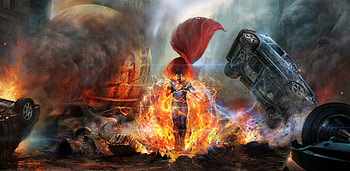 Superman Full Power, superman, superheroes, artist, artwork, digital-art HD wallpaper