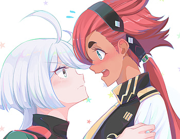 Miorine Rembran & Suletta Mercury, Suletta Mercury, Miorine Rembran, Anime, Mobile Suit Gundam: The Witch from Mercury HD wallpaper
