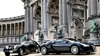 Bugatti, Cars, Building, Construction, Veyron, Luxury, Parked HD wallpaper