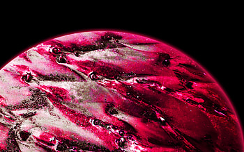 purple planet, , 3D art, stars, planets, sci-fi, galaxy, nebula, NASA, 3D planets HD wallpaper