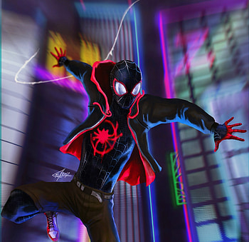 Mile morale, spider-man, art HD wallpaper