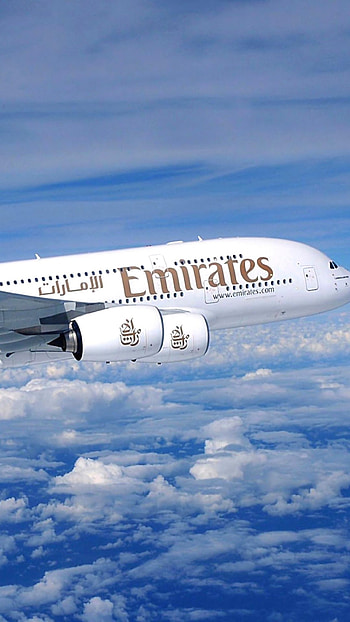 Emirates Airline, A380 HD phone wallpaper