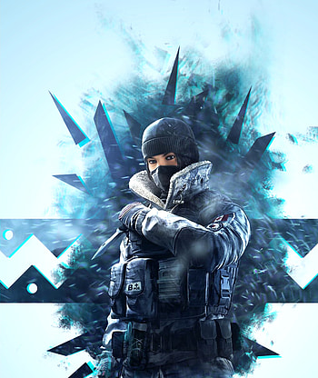 Girl in mask, Rainbow 6, art HD phone wallpaper