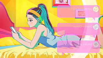 Neon Kei Amane — Gals Can't Be Kind to Otaku!?, Anime HD wallpaper