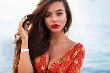Model, women, girl, hair HD wallpaper