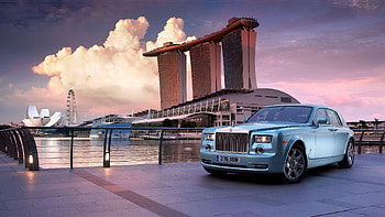 Luxury Billionaire Car with Stunning Cityscape View, car, luxury HD wallpaper