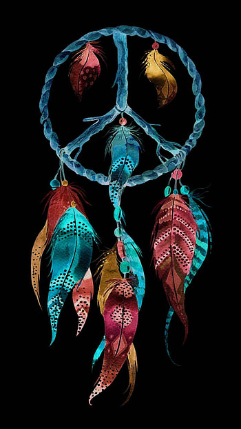 colorful, feather, artistic, dreamcatcher HD phone wallpaper