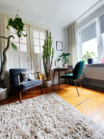 Interior, Miscellanea, Miscellaneous, Table, Room, Armchair, Indoor Plant, Houseplant HD phone wallpaper