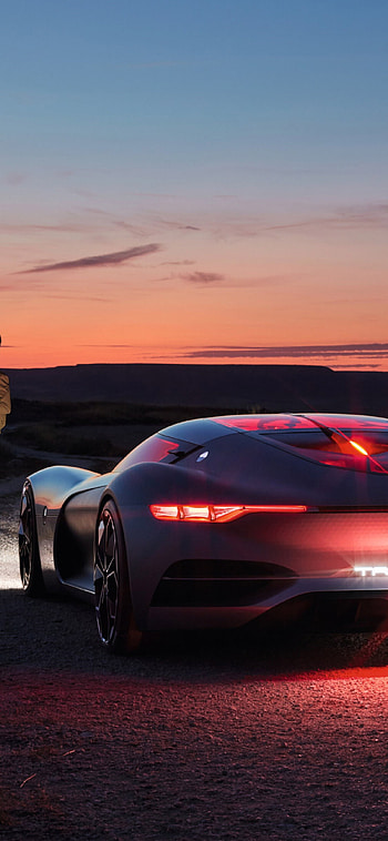 Renault Trezor Concept, , , Futuristic car HD phone wallpaper