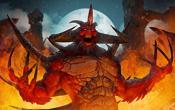 Diablo, The Lord of Terror, dark, demon HD wallpaper