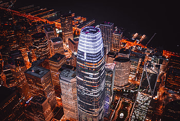 SA, cityscape, buildings, night HD wallpaper