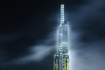 Cities, Night, Architecture, Skyscraper, Building, Backlight, Illumination HD wallpaper