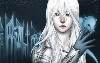 White hair Anime, girl, white, anime, hair HD wallpaper