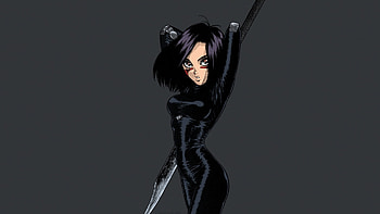 Battle Angel Alita, Alita, anime girl, minimal HD wallpaper