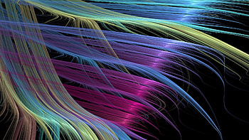Abstract, Feather, Bright, Multicolored, Motley, Brush HD wallpaper